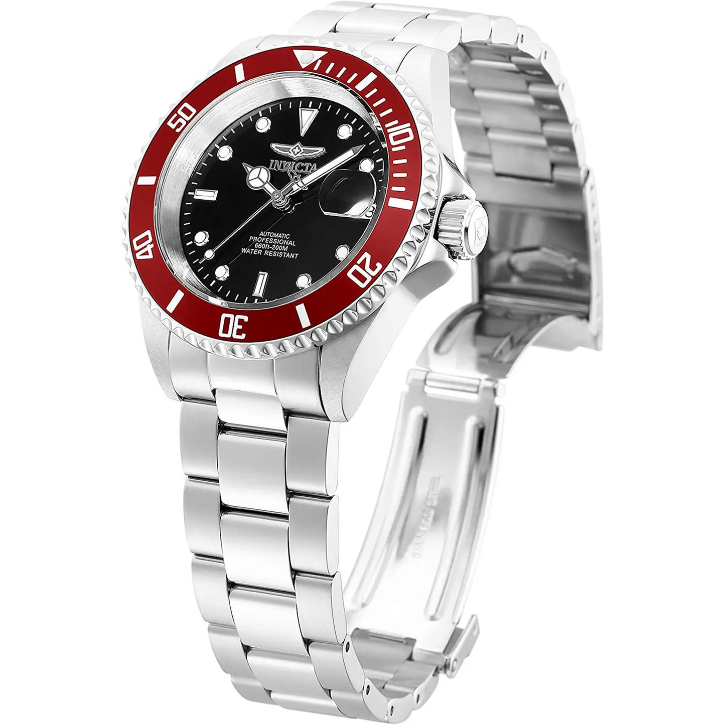 Invicta Men’s Pro Diver Automatic 200m Black Dial Stainless