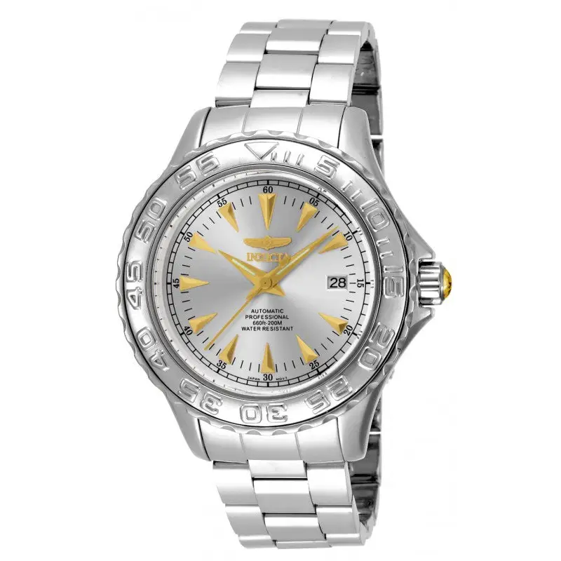 Invicta Men’s Pro Diver Automatic 200m Gold Accent Stainless