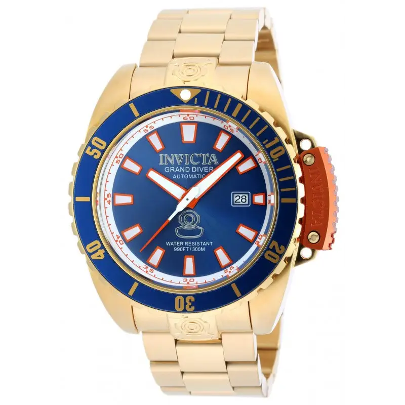 Invicta Men’s Pro Diver Automatic 300m Gold Plated Stainless