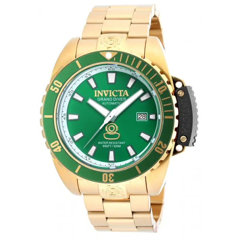 Invicta Men’s Pro Diver Automatic 300m Gold Plated Stainless