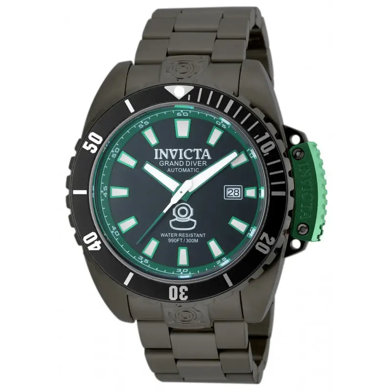 Invicta Men’s Pro Diver Automatic 300m Gunmetal IP Stainless
