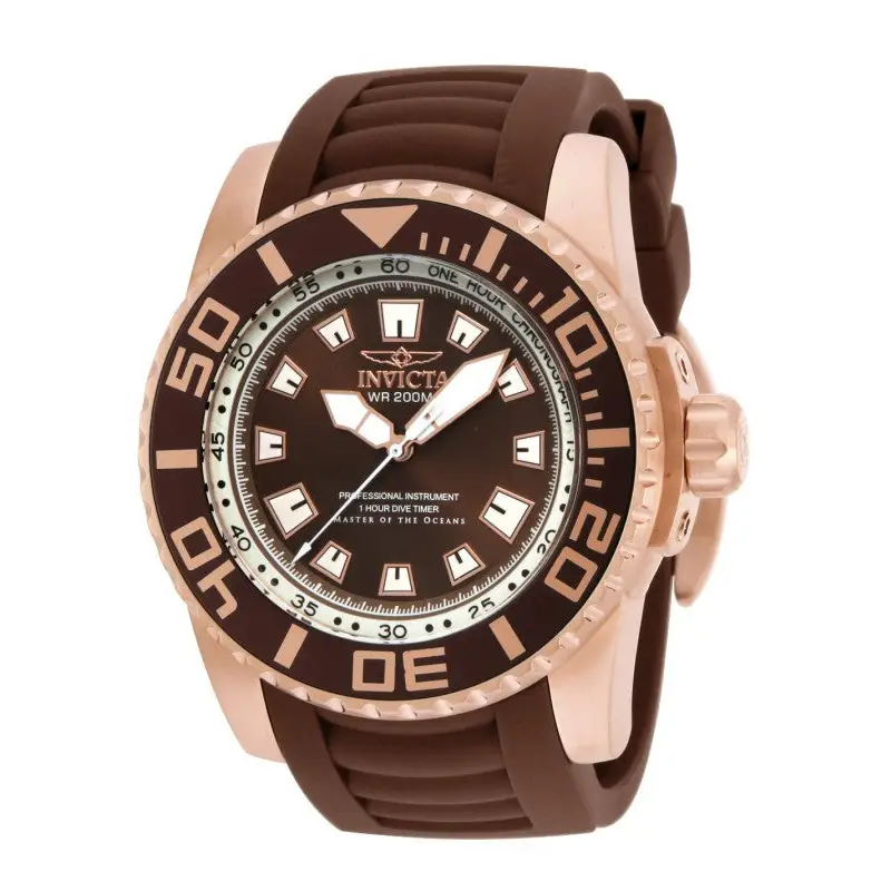 Invicta Men’s Pro Diver Chrono Stainless Steel Brown