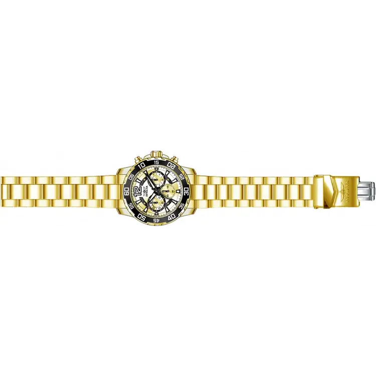 Invicta Men’s Pro Diver Chronograph 100m Gold Tone Stainless