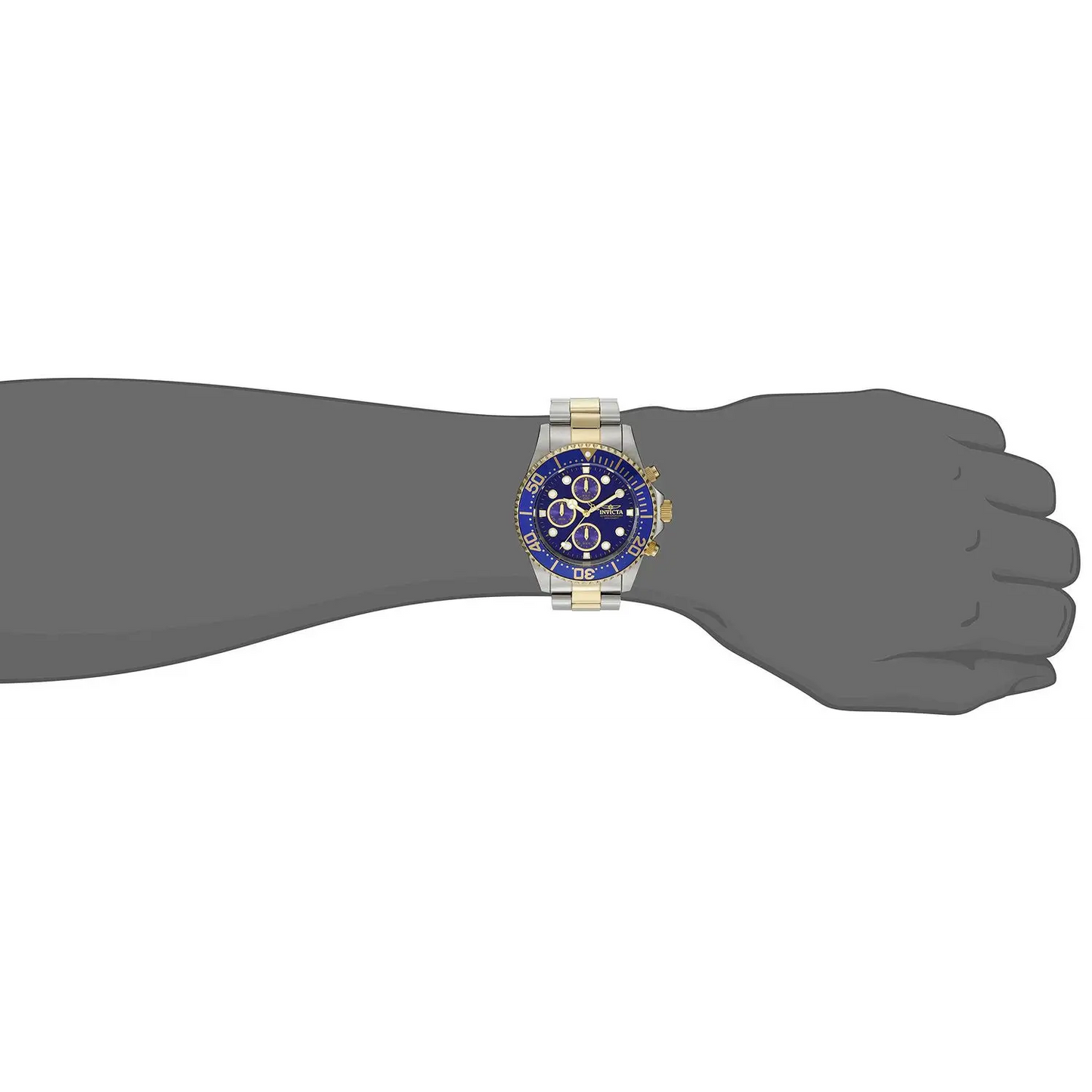 Invicta Men’s Pro Diver Chronograph Stainless Steel Watch