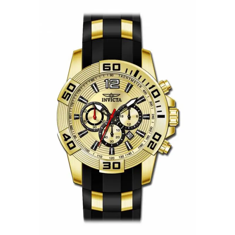 Invicta Men’s Pro Diver Chronograph Tachymeter 100m Black