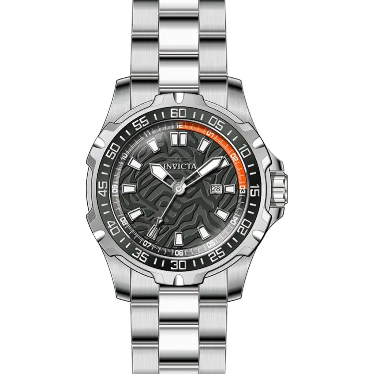 Invicta Men’s Pro Diver Quartz 100m Stainless Steel Charcoal