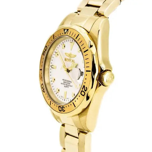 Invicta Men’s Pro Diver Quartz 200m Gold Plated Stainless