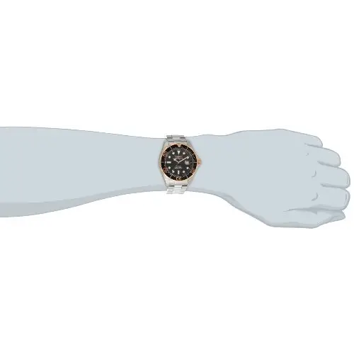 Invicta Men’s Pro Diver Quartz 3 Hand Black Dial Stainless