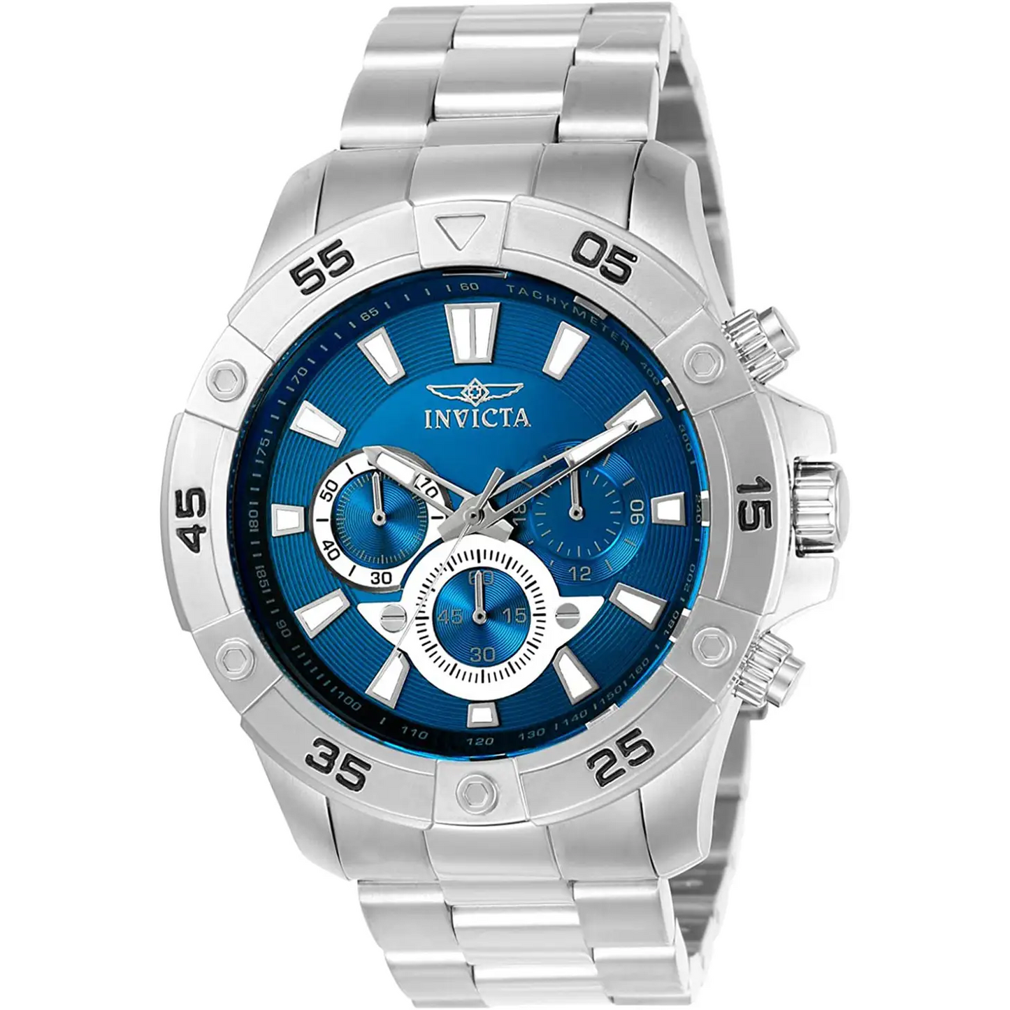 Invicta Men’s Pro Diver Quartz Chrono 100m Blue Dial