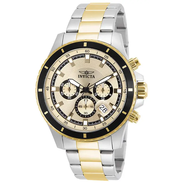 Invicta Men’s Pro Diver Quartz Chrono 100m Two Tone