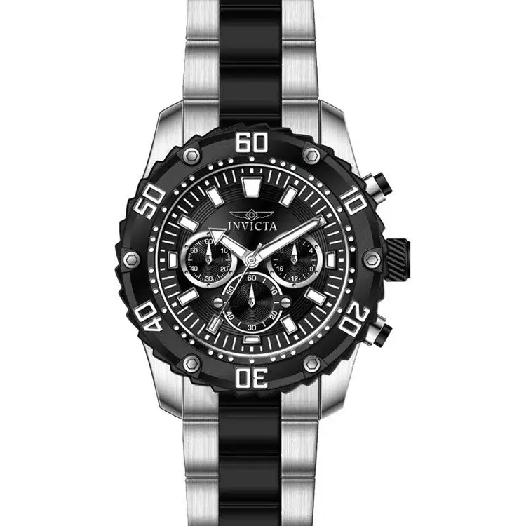 Invicta Men’s Pro Diver Quartz Chronograph Black Dial Watch