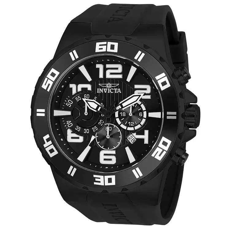 Invicta Men’s Pro Diver Quartz Multifunction Black Dial