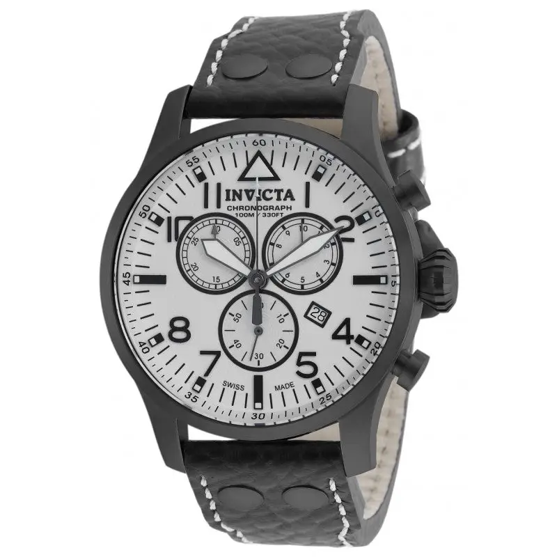 Invicta Men’s Reserve Chronograph 100m Black Stainless