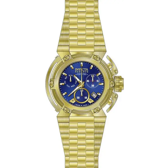 Invicta Men’s Reserve Chronograph 300m Gold Plated Stainless