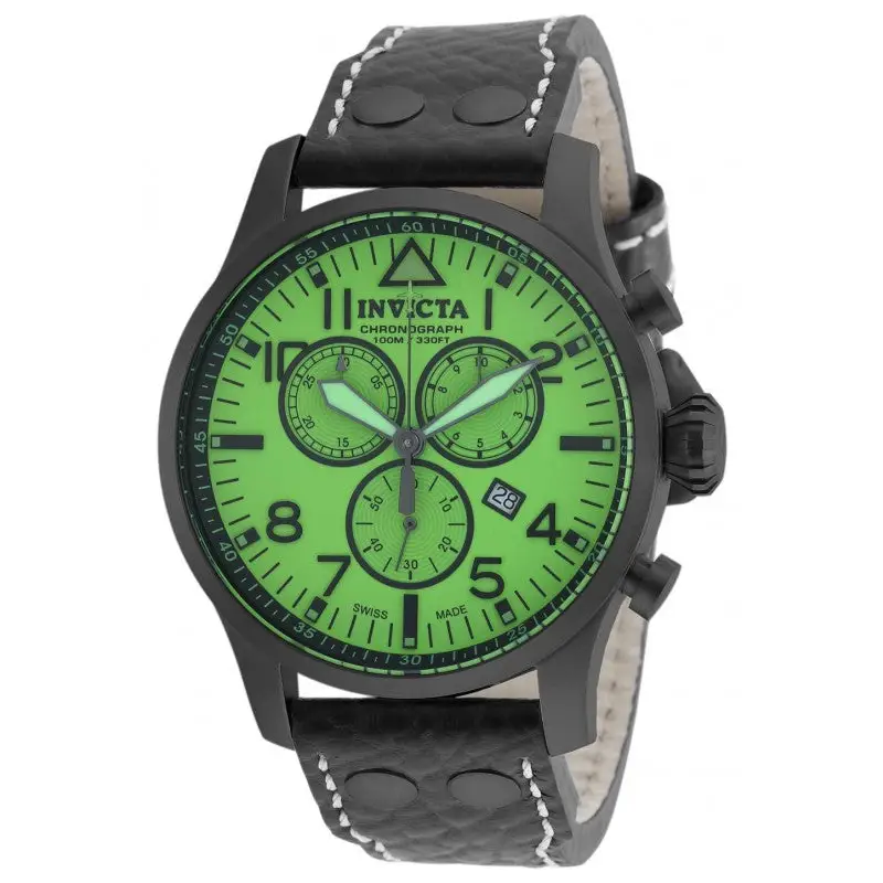 Invicta Men’s Reserve Chronograph Black Stainless Steel
