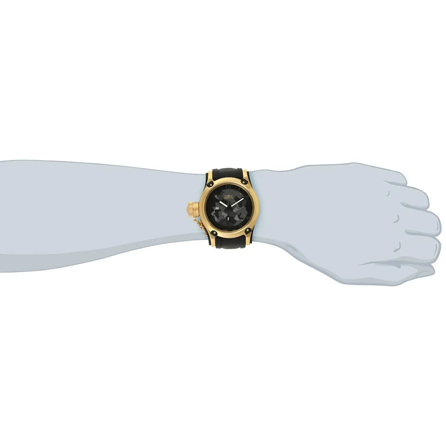 Invicta Men’s Russian Diver 100m Stainless Steel/Black