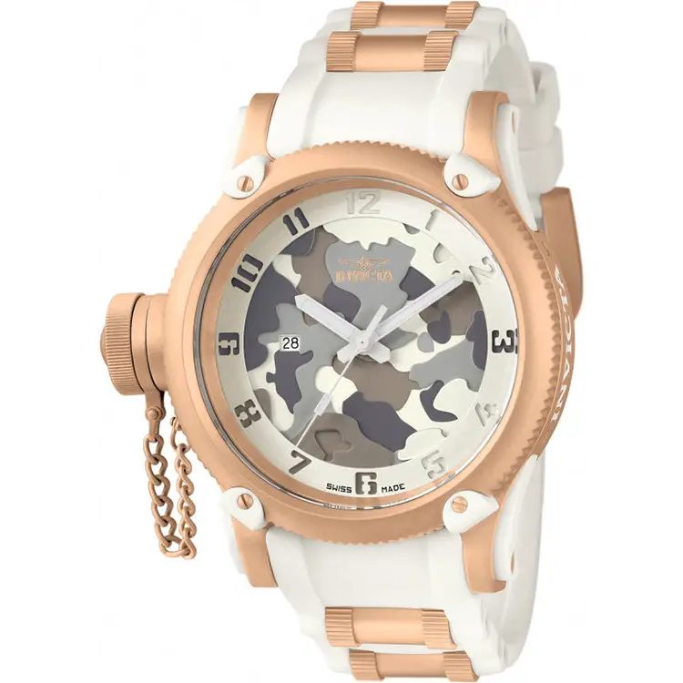 Invicta Men’s Russian Diver 100m Stainless Steel/White