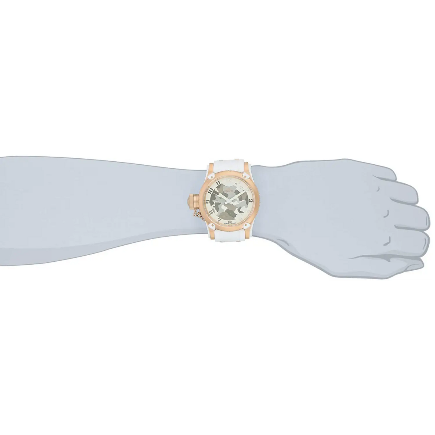 Invicta Men’s Russian Diver 100m Stainless Steel/White