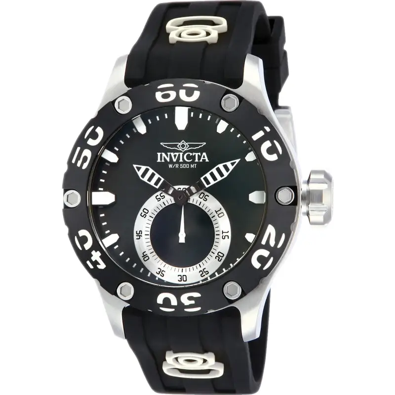 Invicta Men’s Russian Diver Stainless Steel Black