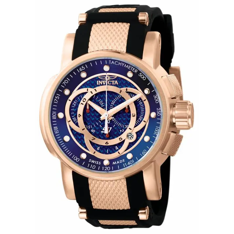 Invicta Men’s S1 Rally Chrono Rose Gold Plated Stainless