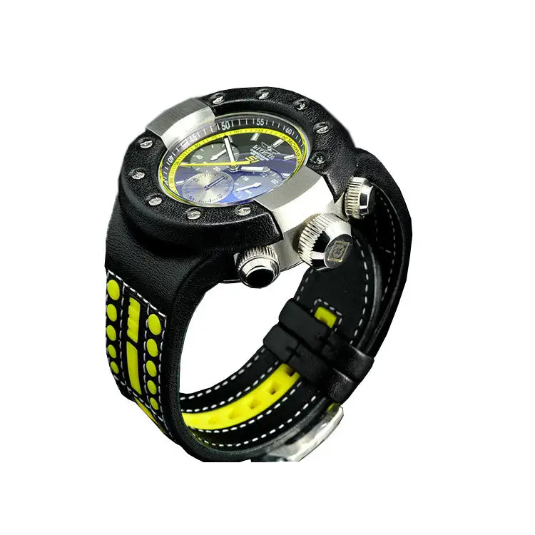 Invicta Men’s S1 Rally Chrono Stainless Steel Leather