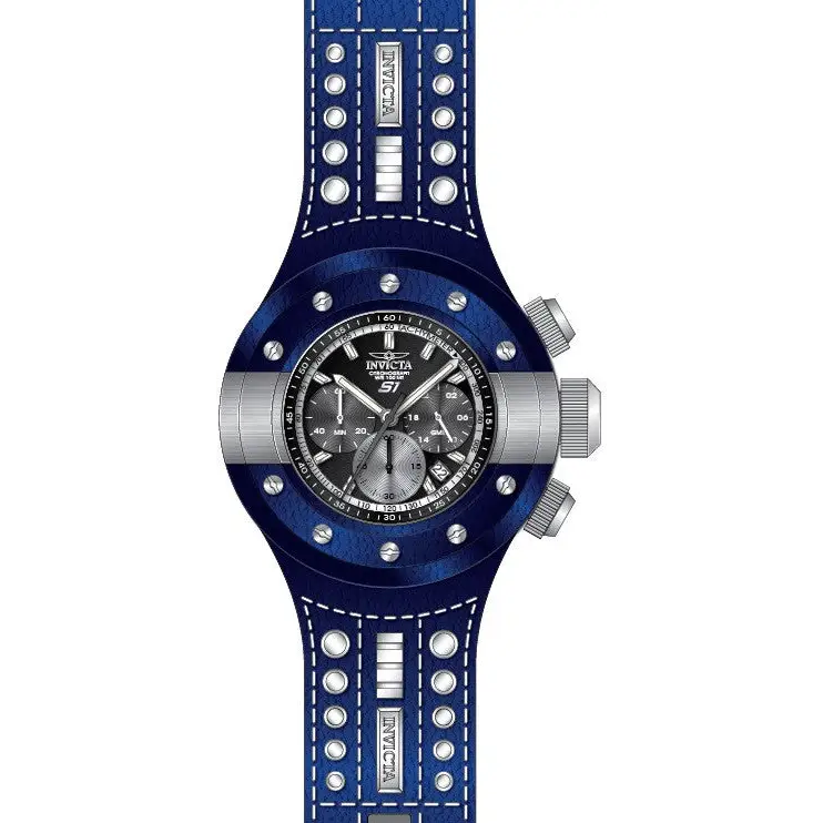 Invicta Men’s S1 Rally Chrono Stainless Steel Leather
