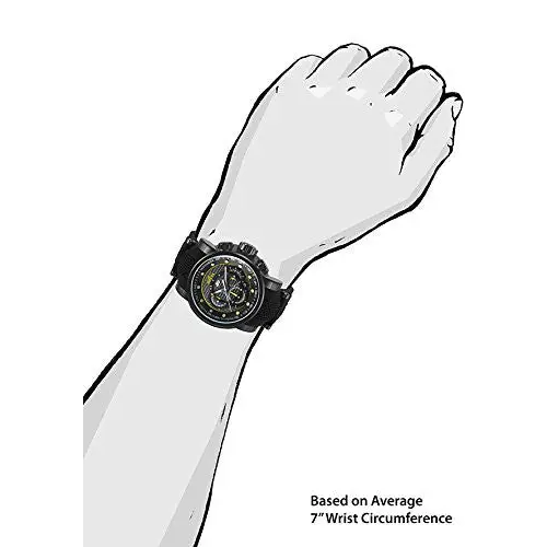 Invicta Men’s S1 Rally Chronograph Black Dial Yellow Accent