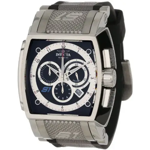 Invicta Men’s S1 Rally Chronograph Black Polyurethane Nylon