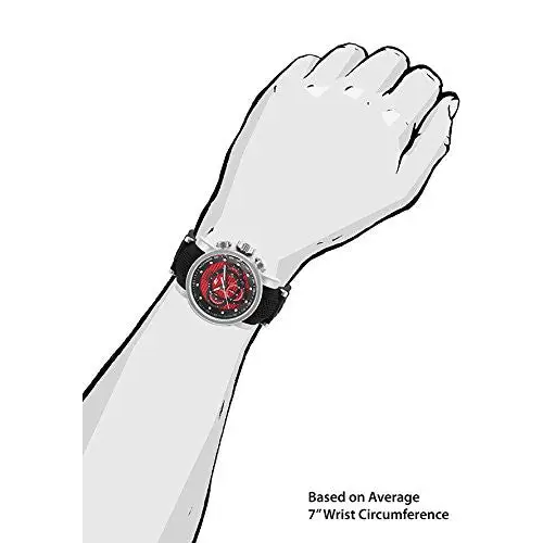 Invicta Men’s S1 Rally Chronograph Red Dial Black Silicone