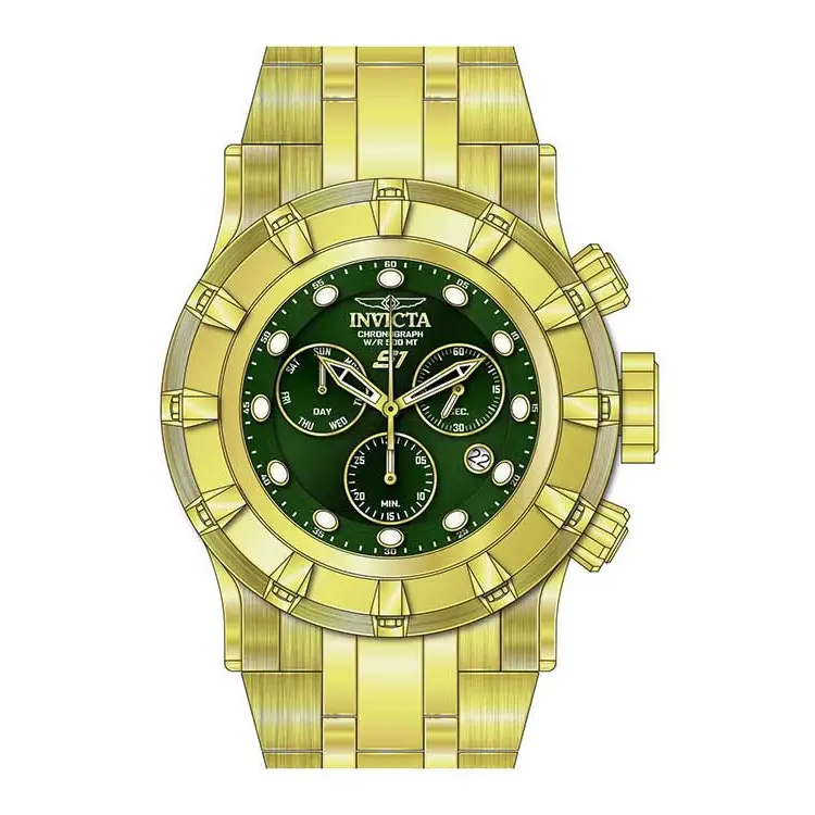 Invicta Men’s S1 Rally Quartz Chronograph Green Dial Watch