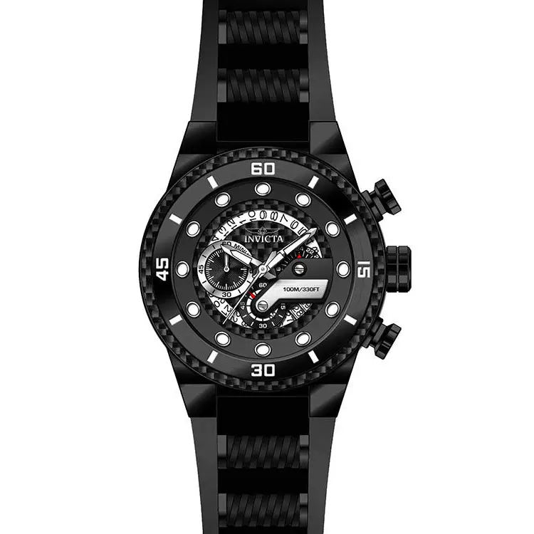Invicta Men’s S1 Rally Quartz Multifunction Black Dial Watch