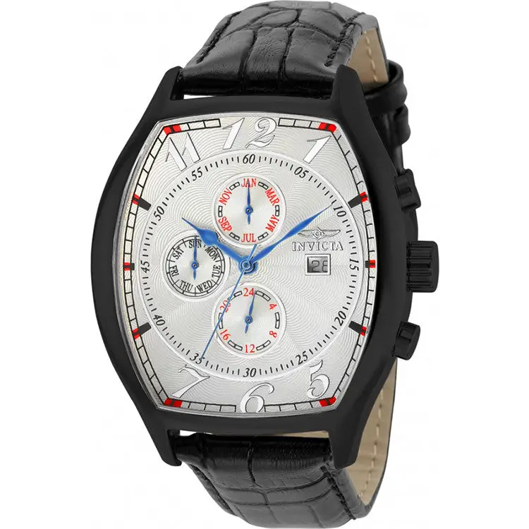 Invicta Men’s Signature 30m Chronograph Black Case Watch w/