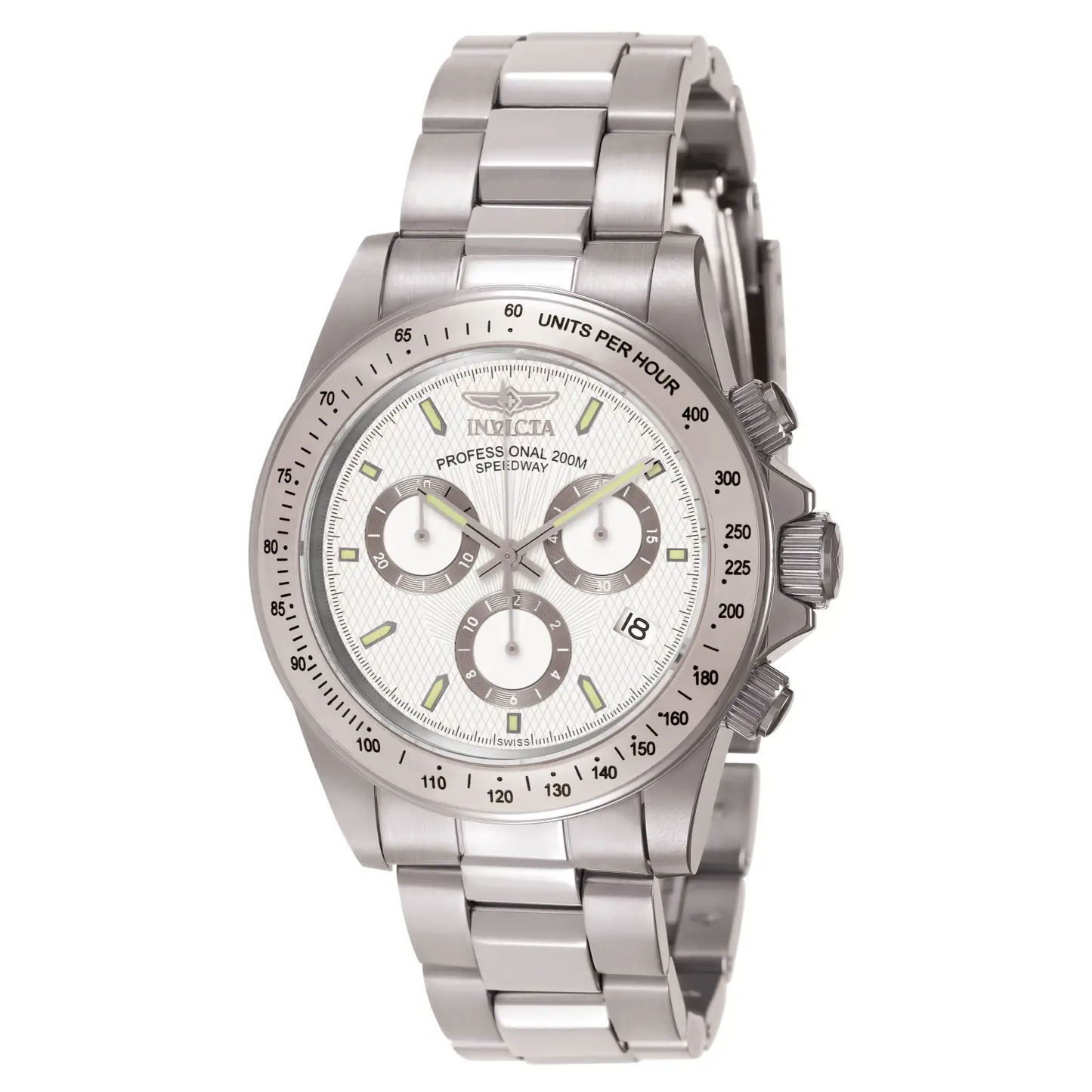 Invicta Men’s Signature Chronograph White Dial Stainless