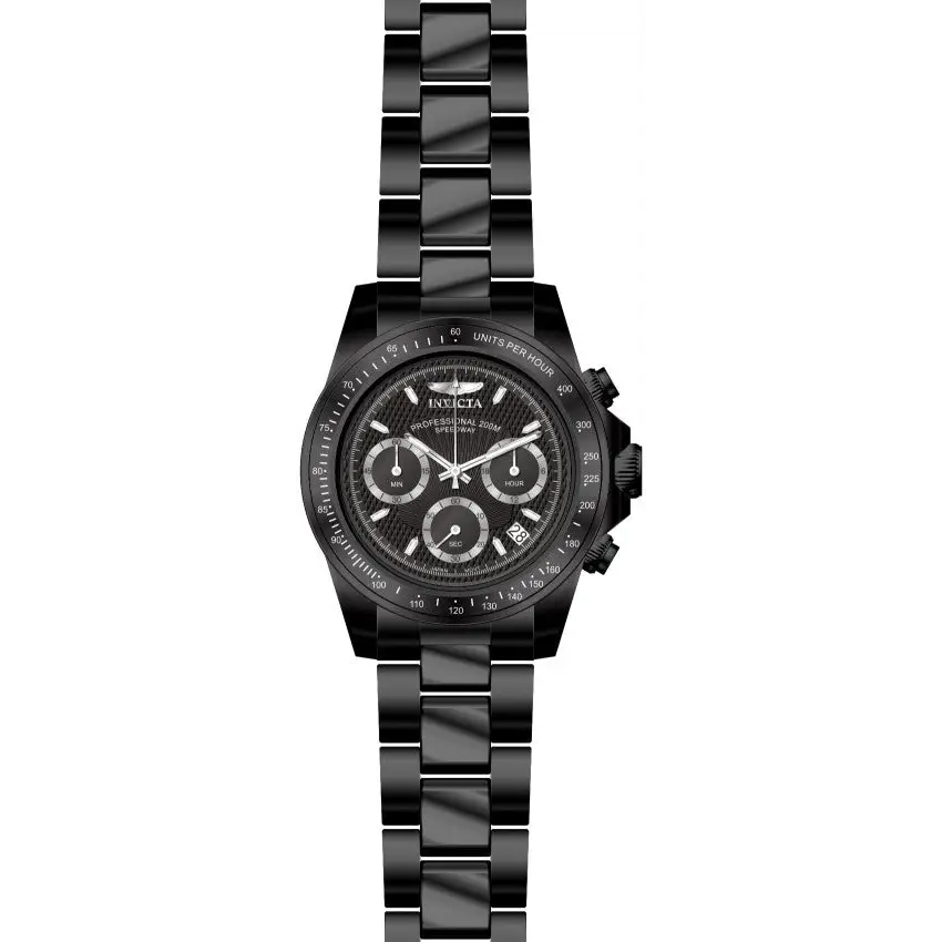 Invicta Men s Signature Quartz Chronograph Black Dial Watch 7116