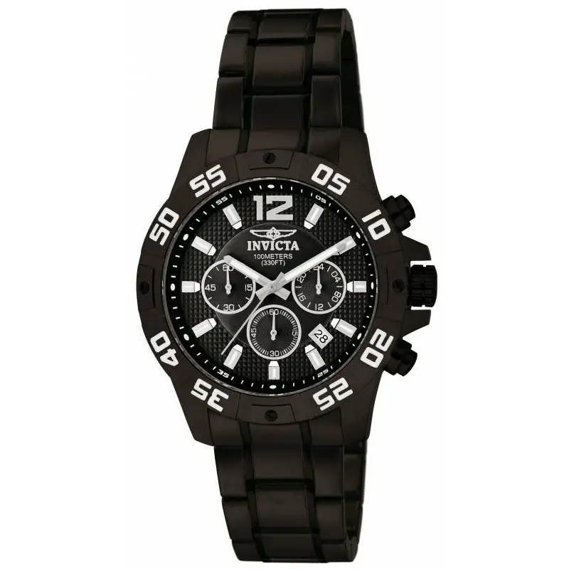 Invicta Men’s Specialty Chronograph Quartz Black Stainless