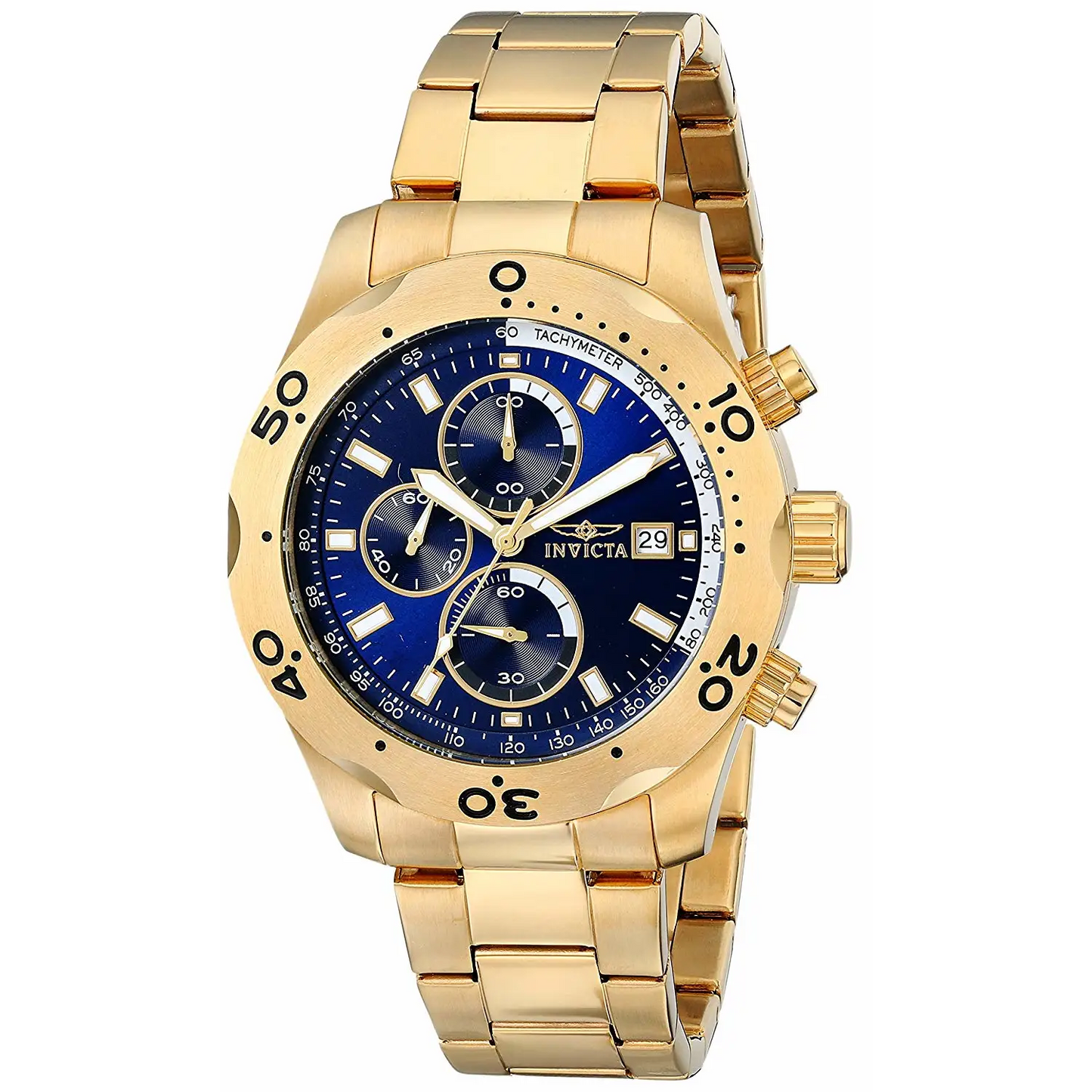 Invicta Men’s Specialty Quartz Chronograph Stainless Steel