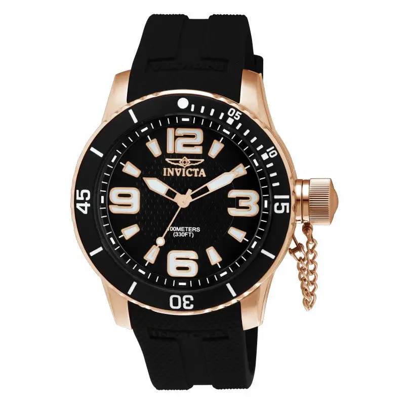 Invicta Men’s Specialty Quartz Stainless Steel Black