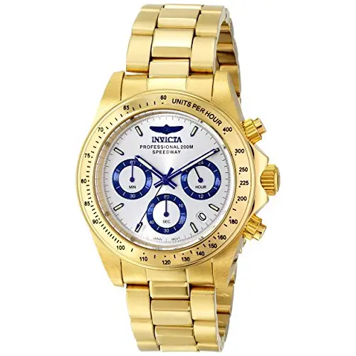 Invicta Men’s Speedway Chronograph 200m Gold Plated