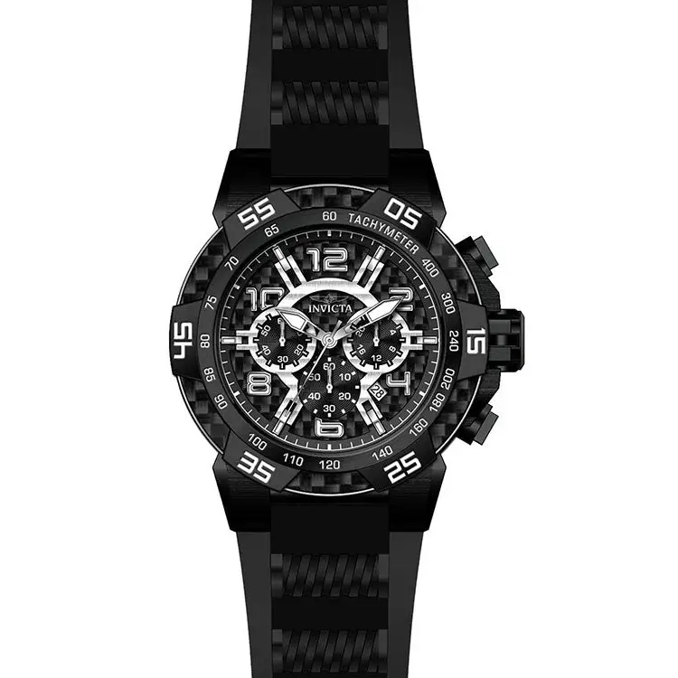 Invicta Men’s Speedway Quartz Multifunction Black Dial Watch