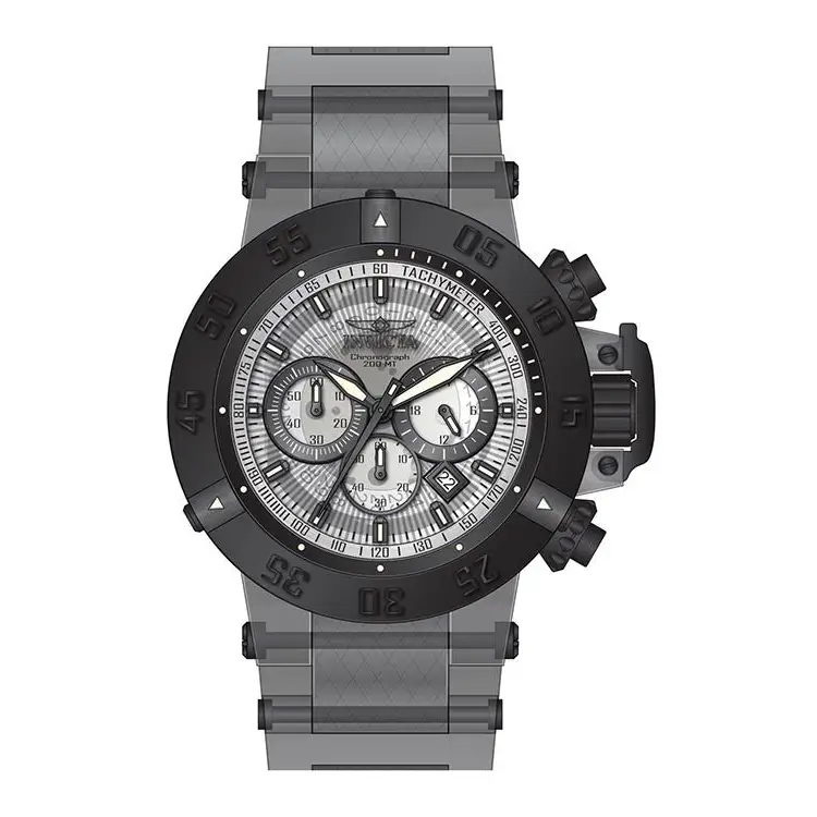 White Transparent Dial Watch