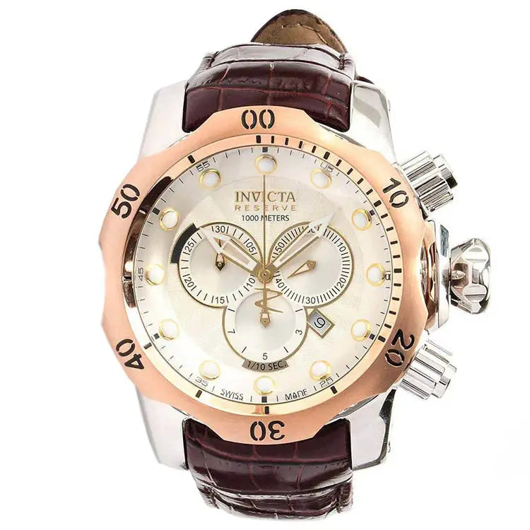 Invicta Men’s Venom Chrono 1000m Stainless Steel Brown