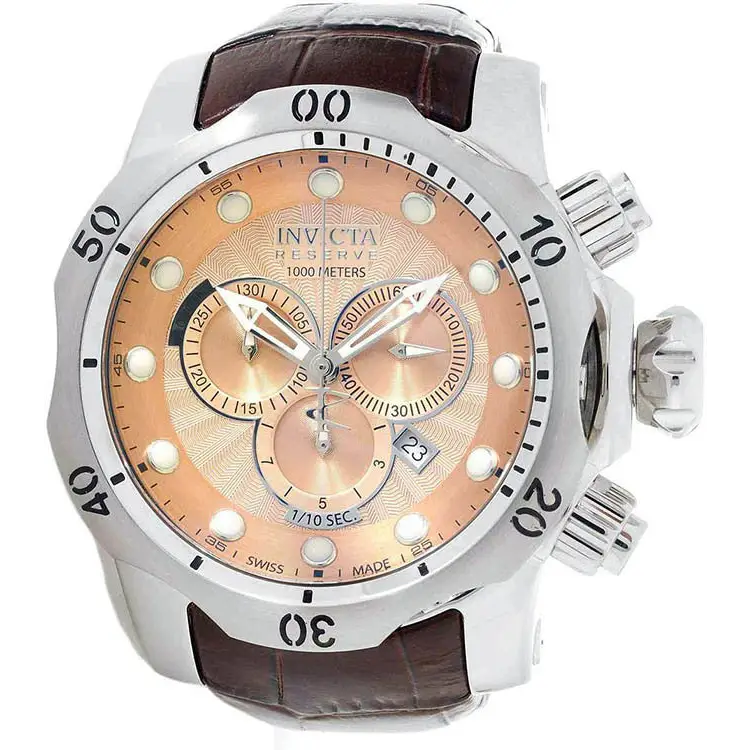 Invicta Men’s Venom Chrono 1000m Stainless Steel Brown