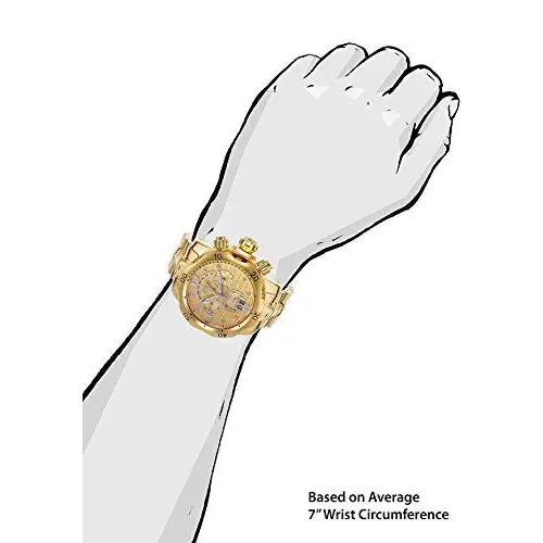Invicta Men’s Venom Chronograph 1000m Gold Plated Stainless
