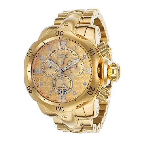 Invicta Men’s Venom Chronograph 1000m Gold Plated Stainless