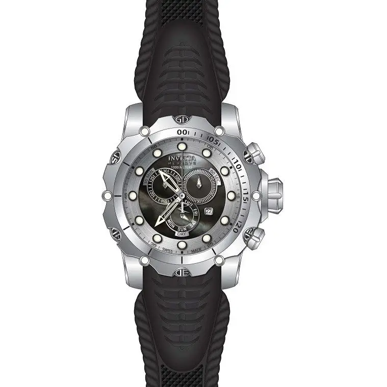 Invicta Men’s Venom Chronograph 1000m Stainless Steel Black
