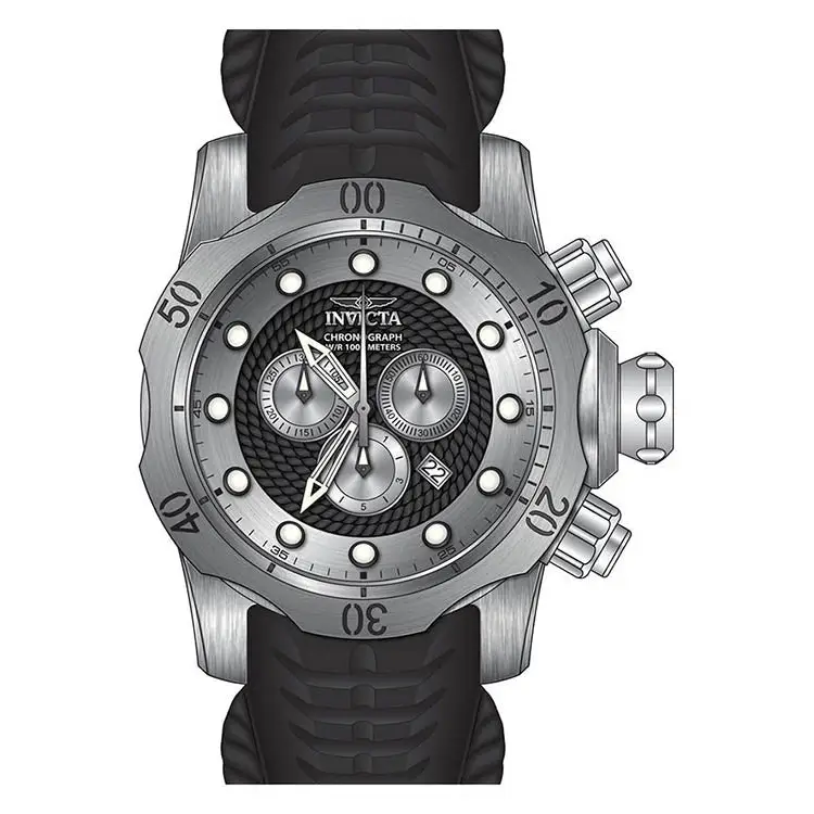 Invicta Men’s Venom Chronograph 1000m Stainless Steel Black