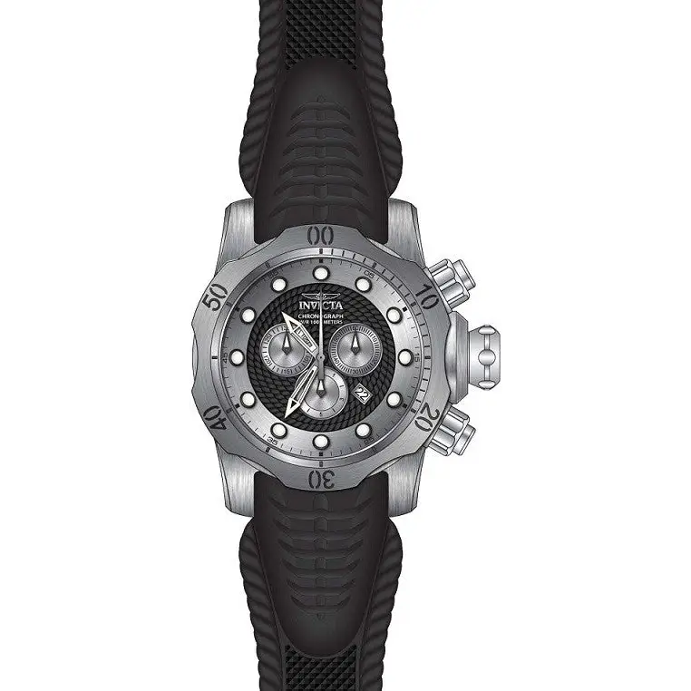 Invicta Men’s Venom Chronograph 1000m Stainless Steel Black