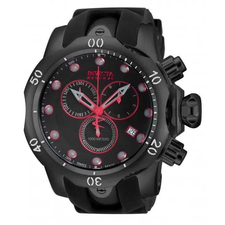 Invicta Men’s Venom Chronograph Black Stainless Steel