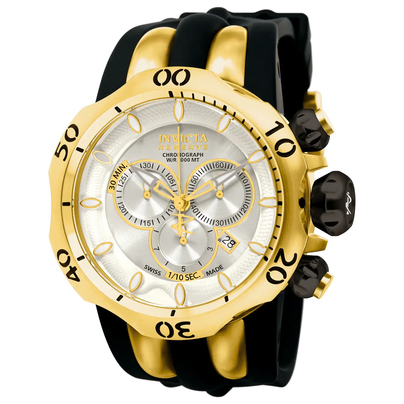 Invicta Men’s Venom Quartz Chronograph Stainless Steel Watch
