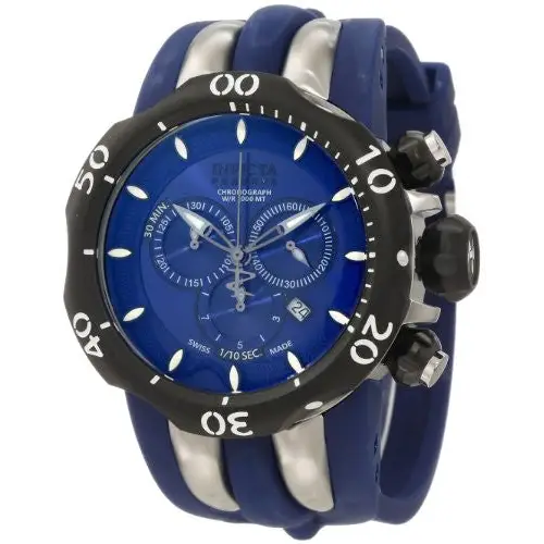 Invicta RESERV VENOM FANGS BLU DL QTZ CHRONO BLK - Watches